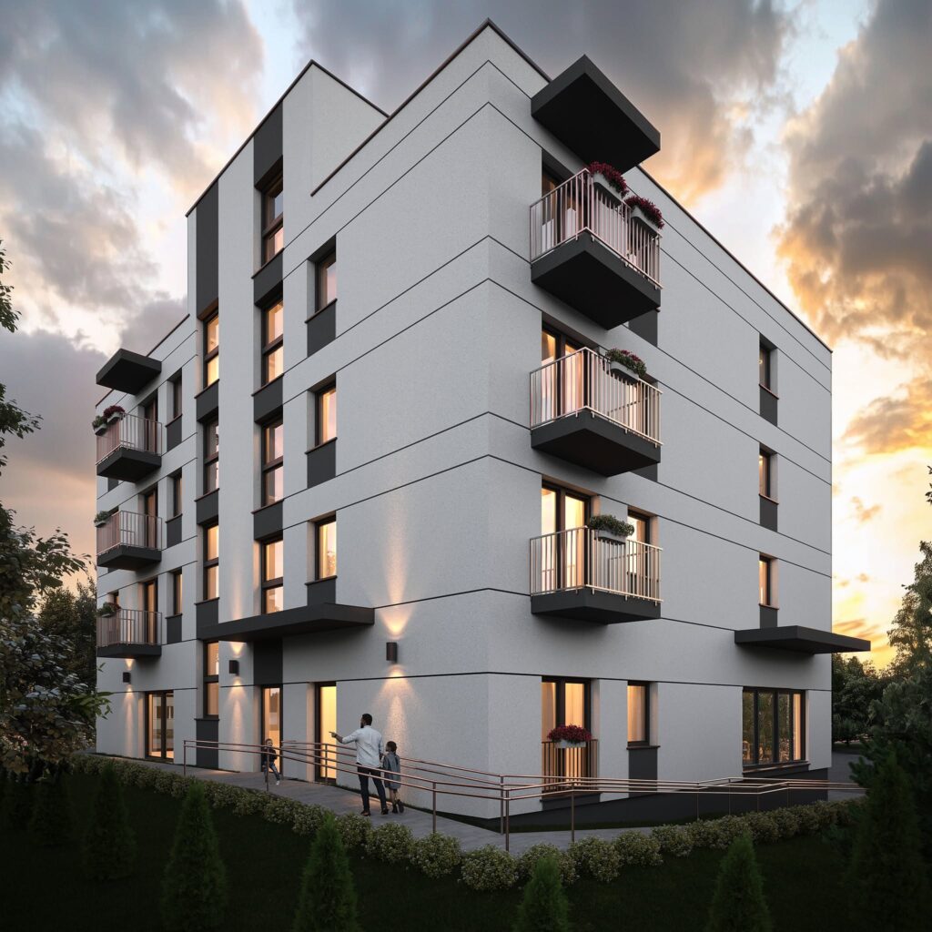 Budynek wielorodzinny w Pszczynie - realizacja Studio B-art